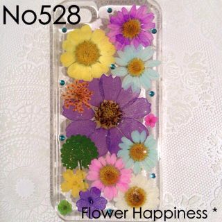 押し花iPhone5/5sケース＊528(モバイルケース/カバー)