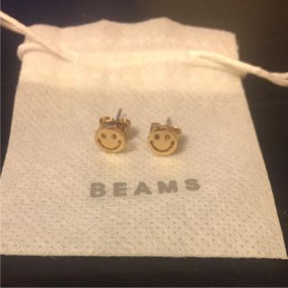 ビームス(BEAMS)のビームス購入 スマイルピアス ゴールド 未使用(ピアス)