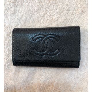 シャネル(CHANEL)の♡キャビアスキンキーケース♡(キーケース)