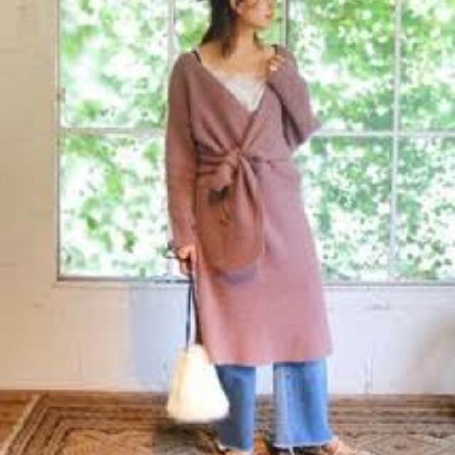 todayful カシュクールニットドレス