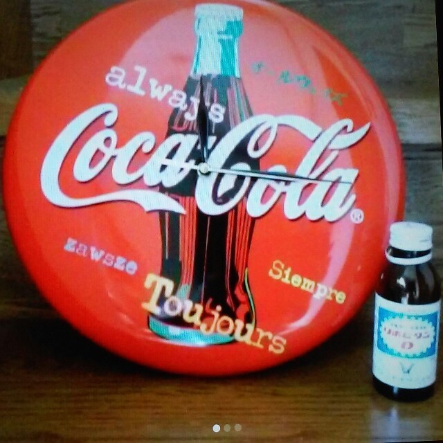 コカ・コーラ - コカ・コーラ掛け時計(超レア物オールウェイズ コカ・コーラ - コカ・コーラ掛け時計(超レア物オールウェイズ