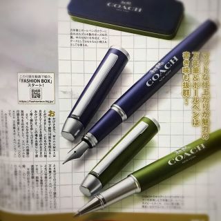 コーチ(COACH)のコーチ 万年筆&ボールペンセット モノマックス(ペン/マーカー)