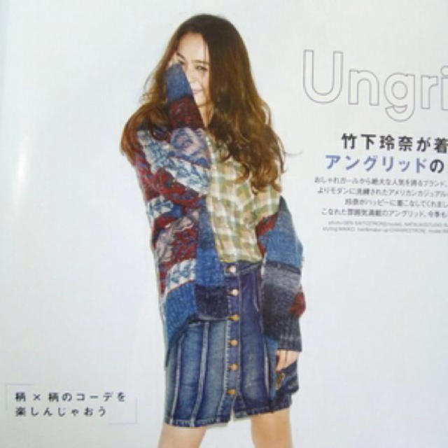 Ungrid(アングリッド)のUngrid プリントチェックSH レディースのトップス(シャツ/ブラウス(長袖/七分))の商品写真