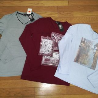 ミッシェルクランオム(MICHEL KLEIN HOMME)のミッシェルクランロンT長袖3枚セット☆(Tシャツ/カットソー(七分/長袖))