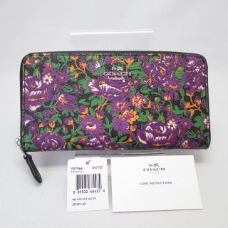 コーチ(COACH)の★お得！値下げ★コーチ　COACH　長財布　F57966　花柄 財布(財布)