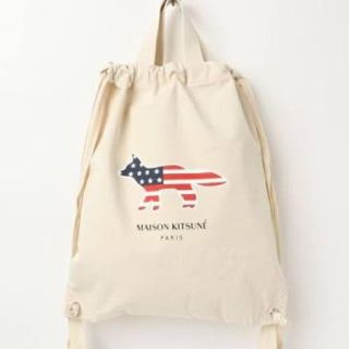 メゾンキツネ(MAISON KITSUNE')の新品未使用 メゾンキツネ ナップサック トート Maison kitstune(トートバッグ)