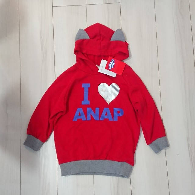 ANAP Kids(アナップキッズ)のANAP kids パーカー キッズ/ベビー/マタニティのキッズ服女の子用(90cm~)(ジャケット/上着)の商品写真