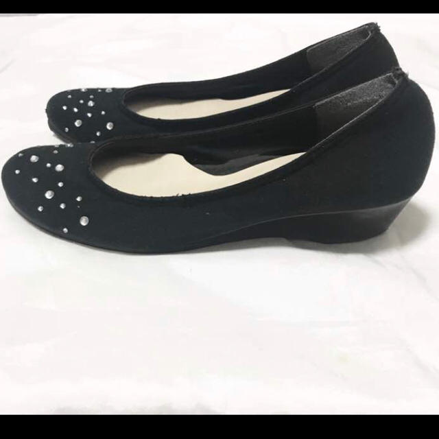 ESPERANZA(エスペランサ)のパンプス ブラック 黒 エスペランサ Esperanza ローヒール レディースの靴/シューズ(ハイヒール/パンプス)の商品写真