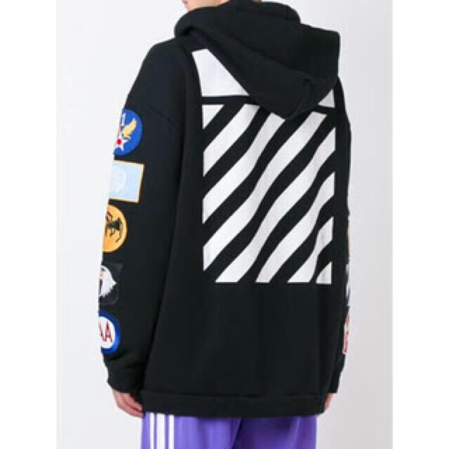 シルバー/レッド off-white ワッペンパーカー - 通販 - poduzetnicki.ba