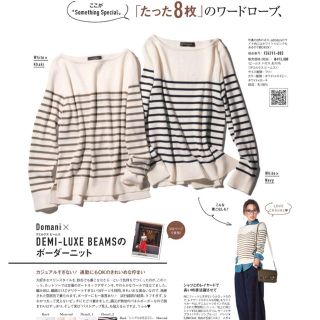 デミルクスビームス(Demi-Luxe BEAMS)のDemi-Luxe BEAMS  今期ボーダーニット(ニット/セーター)