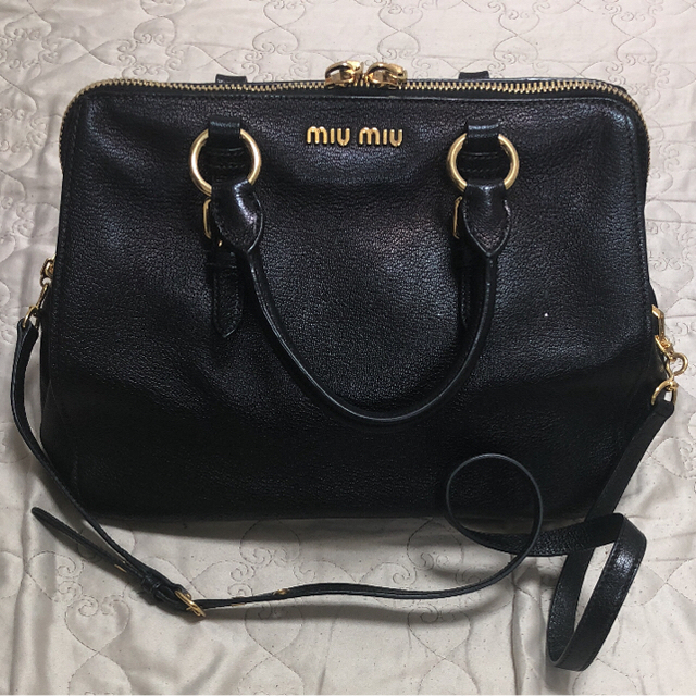 MIU MIU - m's shopさま専用 miumiu ハンドバッグ ボストンバッグ