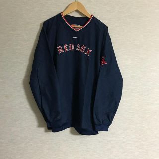 ナイキ(NIKE)のUSA古着 ナイキ レッドソックス ナイロンプルオーバー (ジャケット/上着)