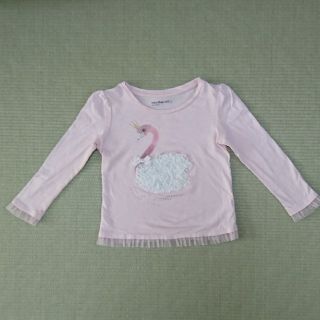 ベビーギャップ(babyGAP)の【babyGap】スワン刺繍柄Tシャツ☆size100(Tシャツ/カットソー)