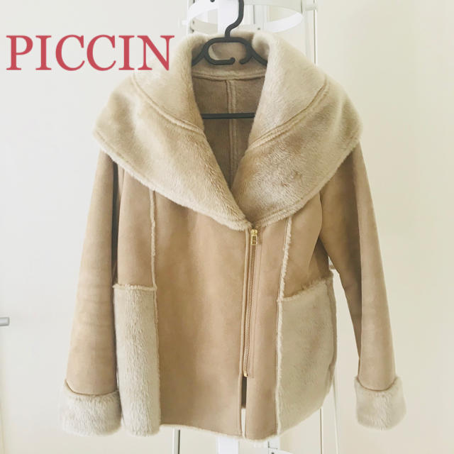 PICCIN(ピッチン)のPICCINフェイクファーコート12/27までお値下げ レディースのジャケット/アウター(毛皮/ファーコート)の商品写真