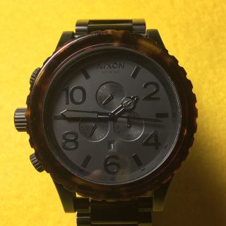 ニクソン(NIXON)の格安❗️美品❗️ NIXON 51-30 CHRONO MATTE BLACK(腕時計(アナログ))