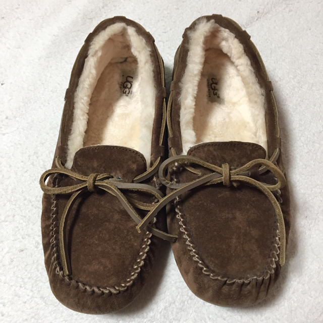 UGG アグ ダコタ シープスキン モカシン us8(25.0cm)