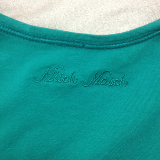 MISCH MASCH(ミッシュマッシュ)のミッシュマッシュ緑Ｔシャツ レディースのトップス(Tシャツ(半袖/袖なし))の商品写真
