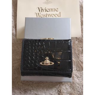 VIVIENNE WESTWOOD 財布 がま口 二つ折り クロコ 折りたたみ