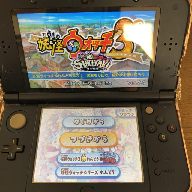 ニンテンドー3DS(ニンテンドー3DS)の妖怪ウォッチ3 スキヤキ エンタメ/ホビーのゲームソフト/ゲーム機本体(携帯用ゲームソフト)の商品写真