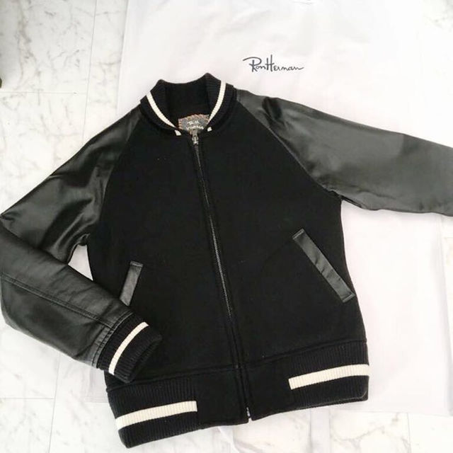 ロンハーマン購入 rag & bone レザー ブルゾン XS 黒 ブラック