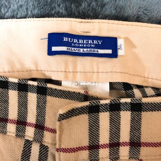 バーバリーブルーレーベル(BURBERRY BLUE LABEL)のBURBERRY BLUE LABEL ウールパンツ(カジュアルパンツ)