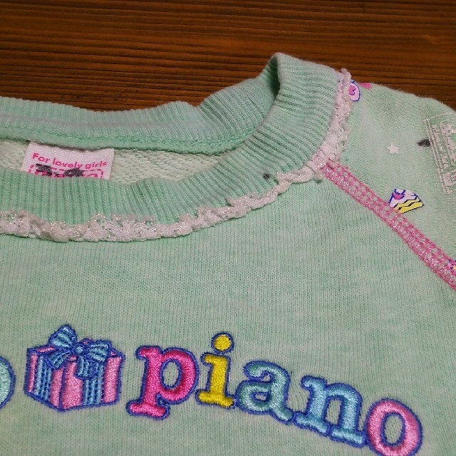 mezzo piano(メゾピアノ)のメゾピアノトレーナー120 キッズ/ベビー/マタニティのキッズ服女の子用(90cm~)(その他)の商品写真