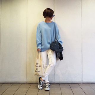 トゥデイフル(TODAYFUL)のtodayful oversize color knit(ニット/セーター)