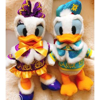 ディズニー(Disney)の2013年 CHRISTMAS WHISHIS ドナルド デイジー ぬいば(キャラクターグッズ)