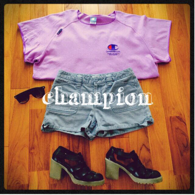 Champion(チャンピオン)のchampio ロゴT♡ レディースのトップス(Tシャツ(半袖/袖なし))の商品写真