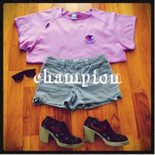 チャンピオン(Champion)のchampio ロゴT♡(Tシャツ(半袖/袖なし))