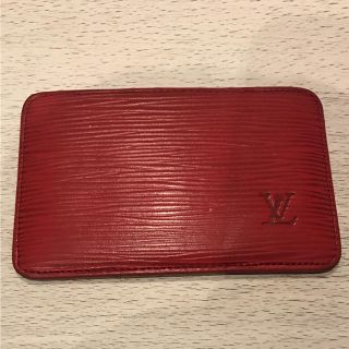 ルイヴィトン(LOUIS VUITTON)のルイヴィトン エピ  カードケース 定期入れ(名刺入れ/定期入れ)