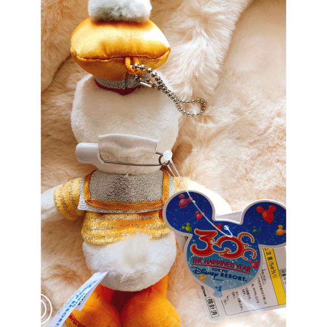 Disney(ディズニー)の2013年 THE HAPPINESS YEAR ドナルド ぬいば エンタメ/ホビーのおもちゃ/ぬいぐるみ(キャラクターグッズ)の商品写真