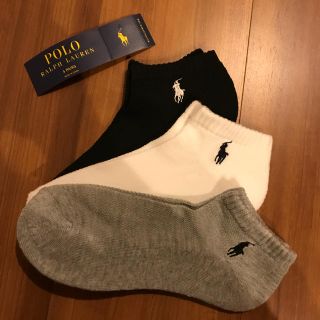 ポロラルフローレン(POLO RALPH LAUREN)の《3足セット》ラルフローレン レディース ソックス 靴下(ソックス)