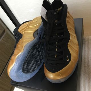 ナイキ(NIKE)のNIKE foamposite one gold ナイキ(スニーカー)