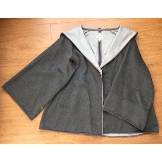 ビームス(BEAMS)の美品★BEAMS HEART♡コート♡ポンチョ♡マント♡グレー(その他)