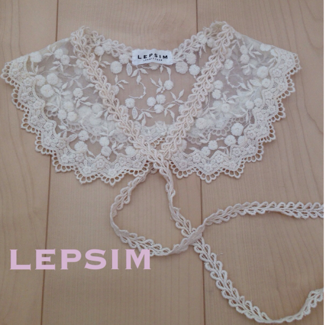 LEPSIM(レプシィム)のLEPSIM レースつけ襟② レディースのファッション小物(マフラー/ショール)の商品写真