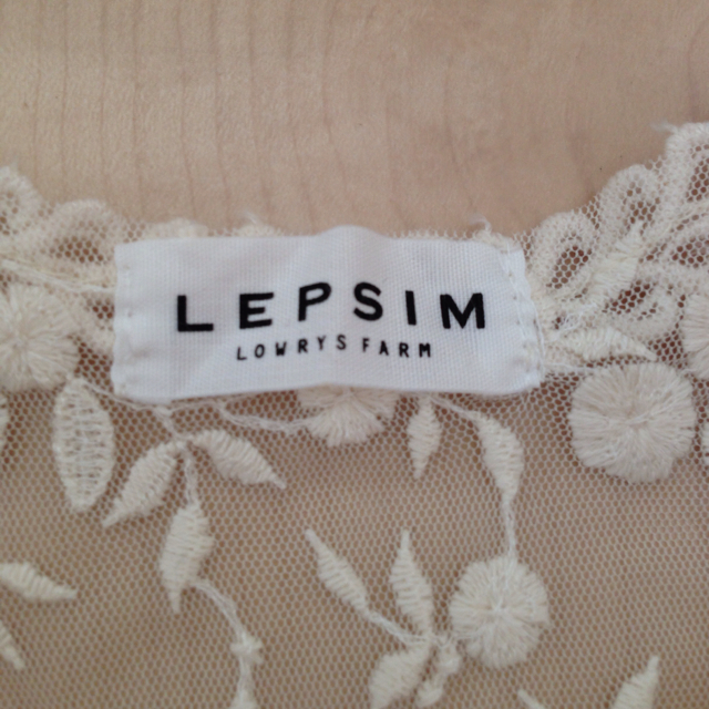 LEPSIM(レプシィム)のLEPSIM レースつけ襟② レディースのファッション小物(マフラー/ショール)の商品写真