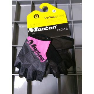 monton サイクリンググローブ パッド付Mサイズ(ウエア)