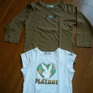 プレイボーイ(PLAYBOY)のTシャツ2枚（7分、半袖）(その他)