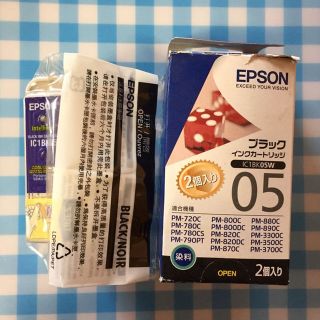 エプソン(EPSON)のエプソン 純正 インクカートリッジ ブラック IC1BK05W(その他)