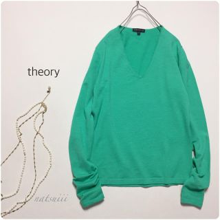 セオリー(theory)のtheory . ウール Ｖネック プルオーバー ニット(ニット/セーター)