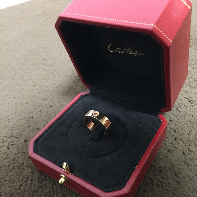 Cartier(カルティエ)のCartier ラブリング PG ピンクサファイア レディースのアクセサリー(リング(指輪))の商品写真