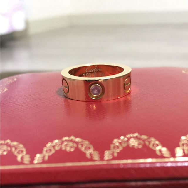 Cartier(カルティエ)のCartier ラブリング PG ピンクサファイア レディースのアクセサリー(リング(指輪))の商品写真