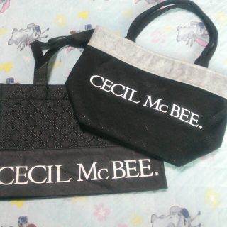 セシルマクビー(CECIL McBEE)のセシルのショッパー布2点セット(ショップ袋)