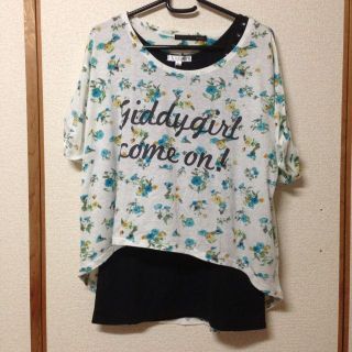 ヘザー(heather)のheather❁﻿花柄トップス(Tシャツ(半袖/袖なし))