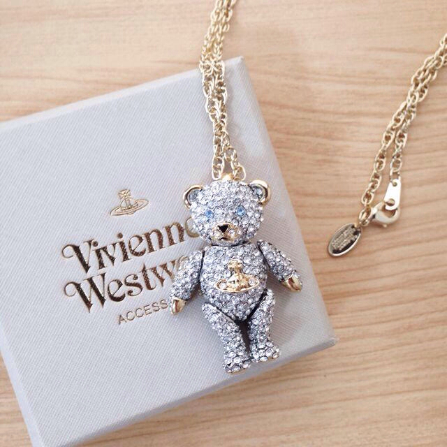 vivienne westwood クリスタルテディベア ネックレス