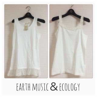 アースミュージックアンドエコロジー(earth music & ecology)のアース 新品タグ付きキャミ2枚組(キャミソール)