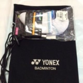 ヨネックス(YONEX)のバドミントン ラケット入れ＆ソックス (美品)(その他)