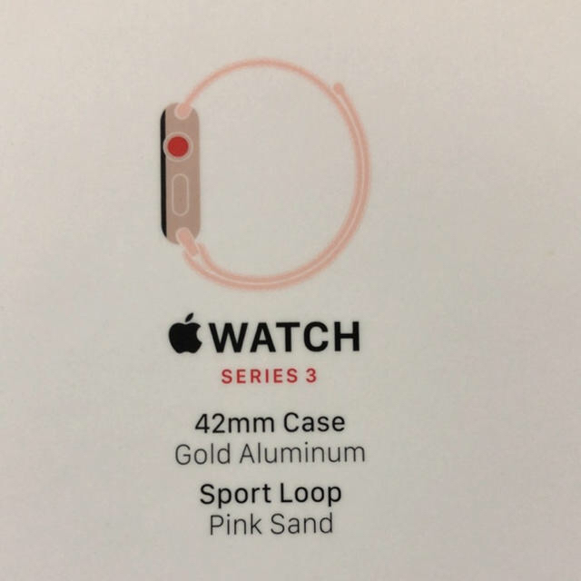 Apple Watch(アップルウォッチ)のapple watch series3 gps cellular 42 スマホ/家電/カメラのスマートフォン/携帯電話(スマートフォン本体)の商品写真