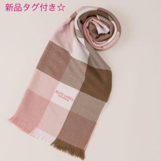 バーバリーブルーレーベル(BURBERRY BLUE LABEL)のみーこ様専用♡新品☆クレストブリッジ ブルーレーベル ストール ピンク チェック(マフラー/ショール)